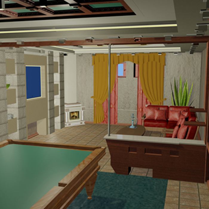 3D модель: Комната N1