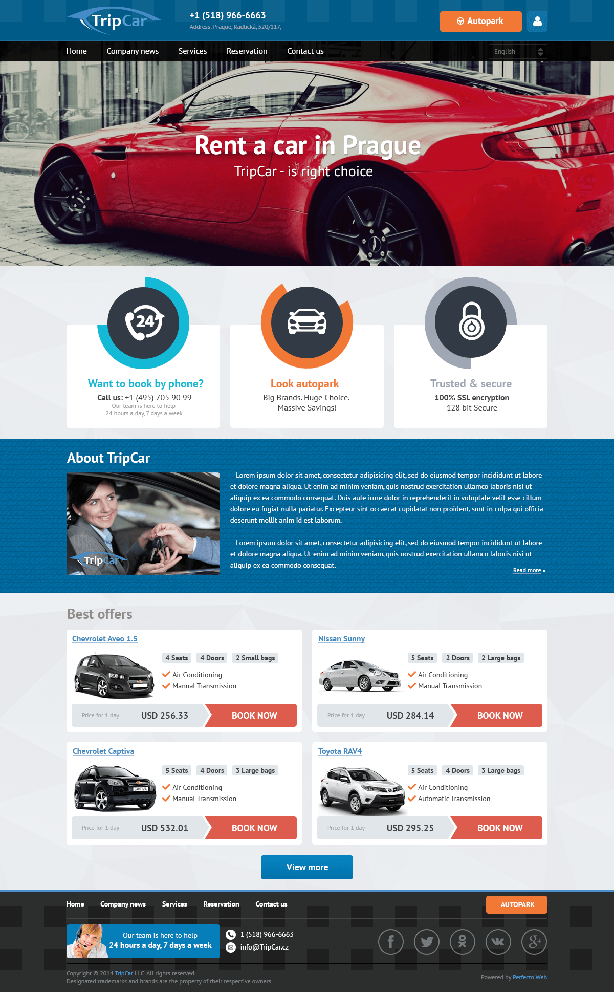 TripCar - Rent a car in Prague №1- Home page