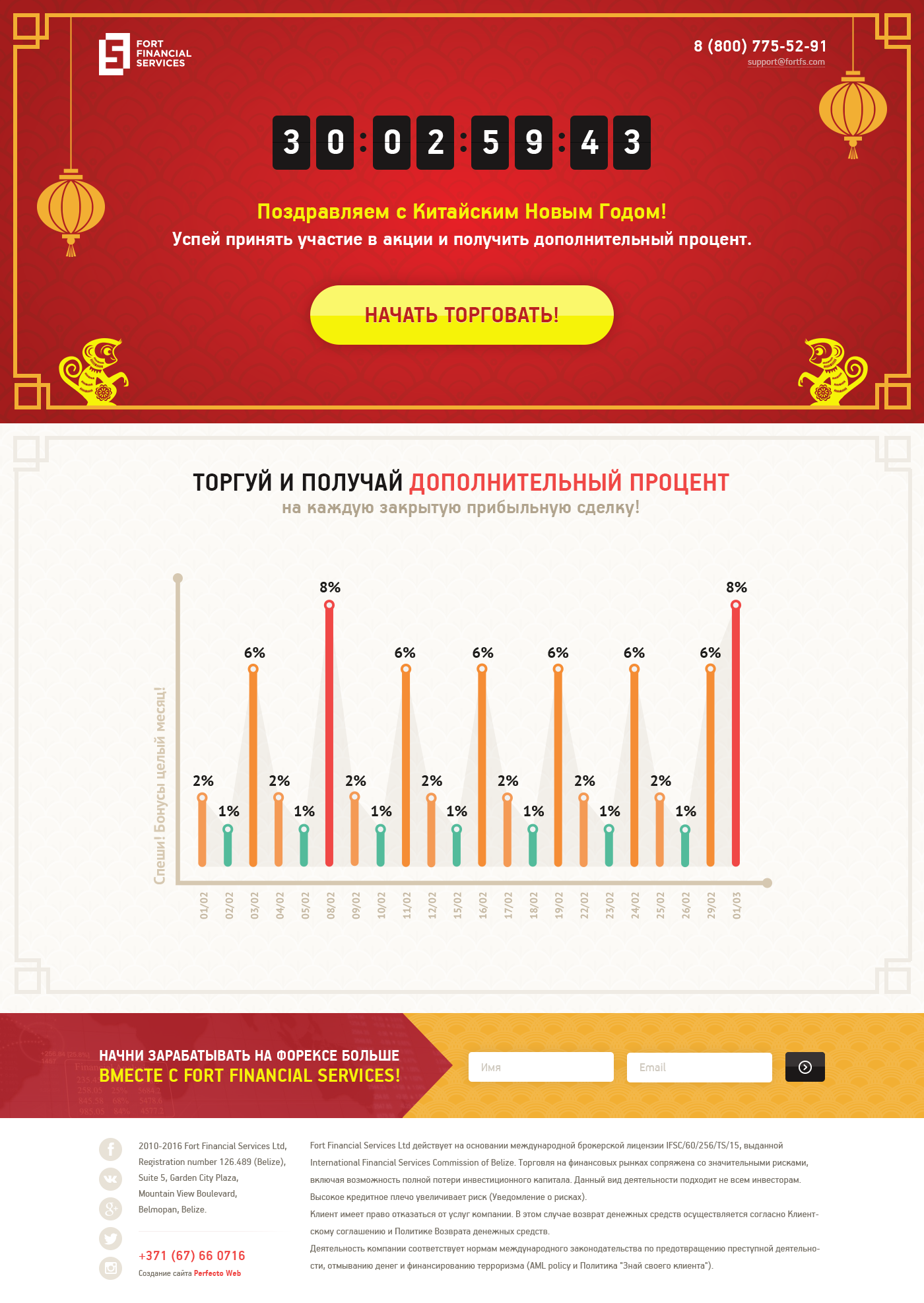 Landing page «Chinese New Year» №2