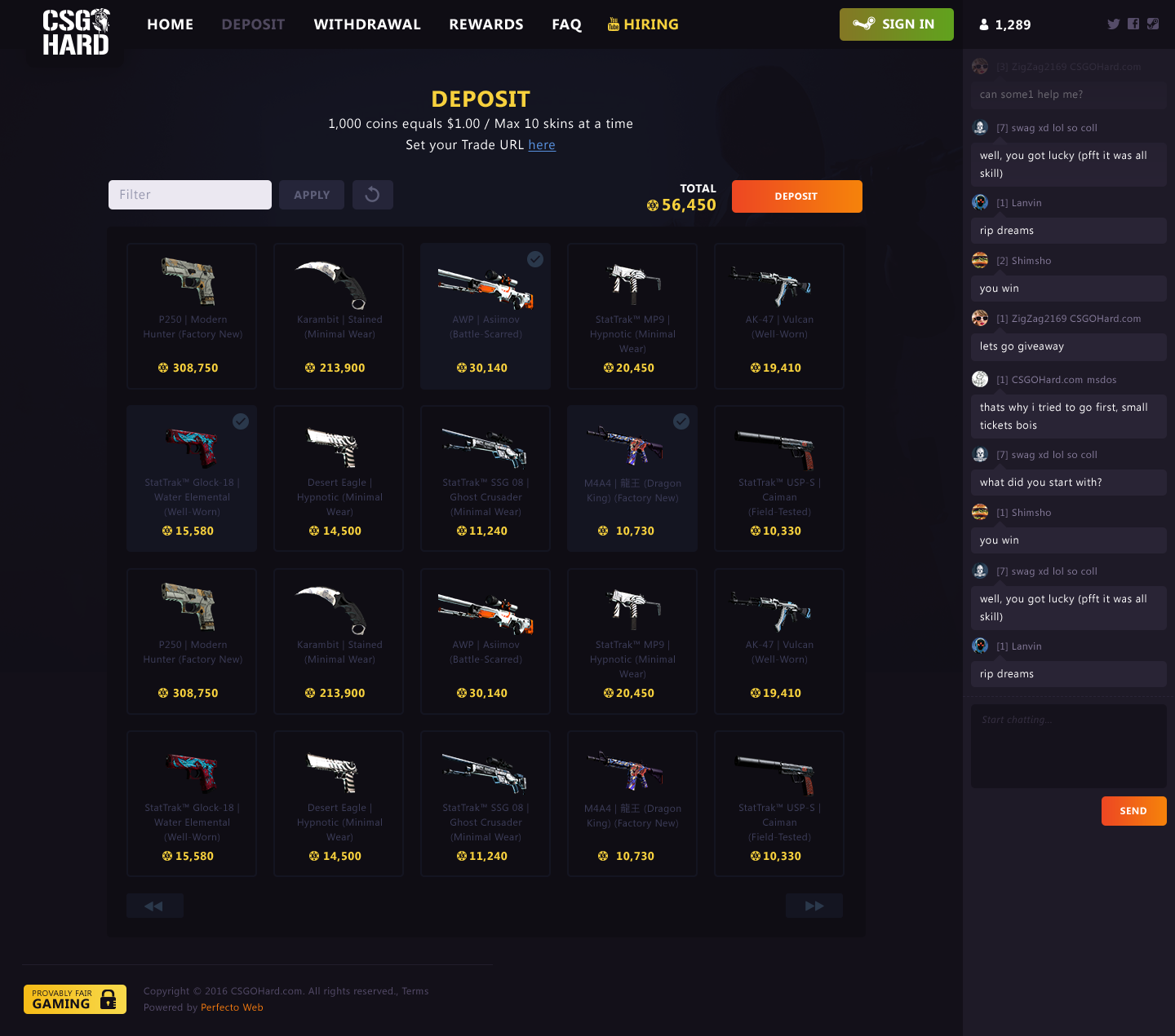 CSGODEP №2- Deposit