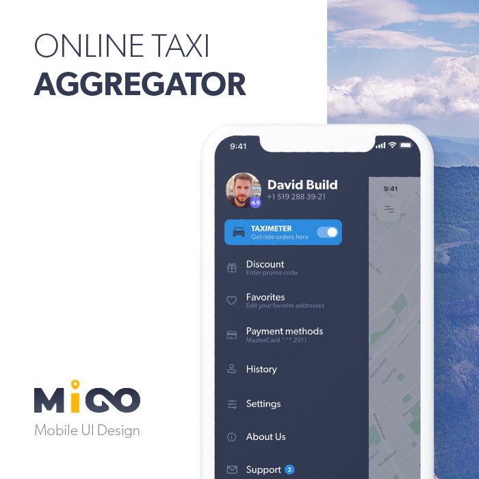 MIGO - Сервис онлайн заказов такси